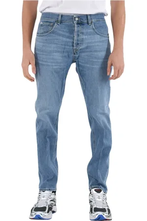 Dondup Homme, Jeans, Bleu, Taille: W33 Jeans 5 poches coupe slim