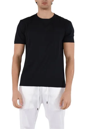 Dondup Homme, Tops, Bleu, Taille: L T-shirt en jersey avec coupe slim