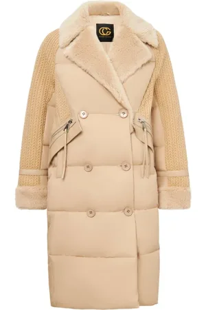 CESARE GASPARI Femme, Manteaux, , Taille: 40 FR Manteau Long Matelassé Style Oversize