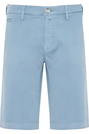 Jacob Cohen Homme, Shorts, Bleu, Taille: W33 Shorts en Coton/Lyocell avec Poches