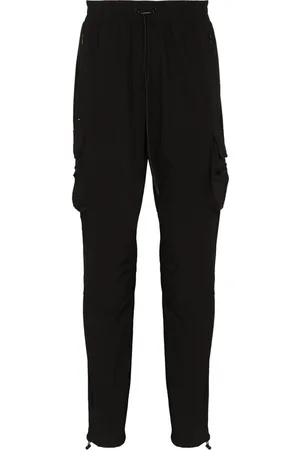Represent Homme, Pantalons, Noir, Taille: S Pantalon Noir Style Cargo Élastique