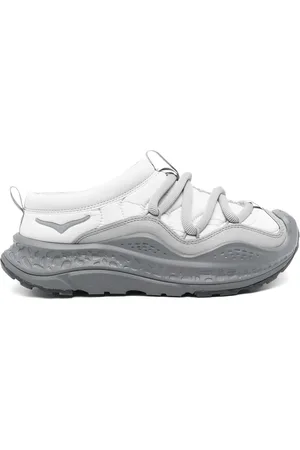 Hoka One One Homme, Chaussures, Gris, Taille: 41 EU Baskets Gris Massif avec Sangles Élastiques