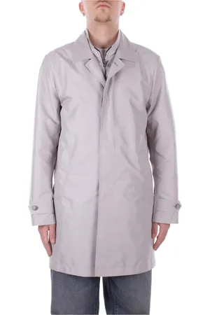 FAY Homme, Manteaux, Gris, Taille: L Veste Homme avec Logo et Manches Réglables