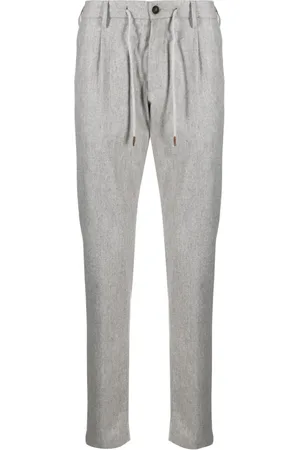 ELEVENTY Homme, Pantalons, Gris, Taille: W30 Pantalon en Cachemire à Cordon