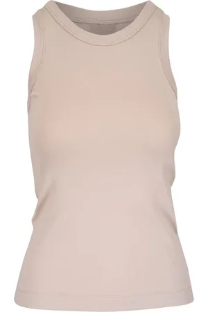 Brunello Cucinelli Femme, Tops, , Taille: 36 FR Crew Neck Sleeveless Top