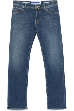 Jacob Cohen Homme, Jeans, Bleu, Taille: W35 Indigo Bleu Classique Cinq Poches Jeans