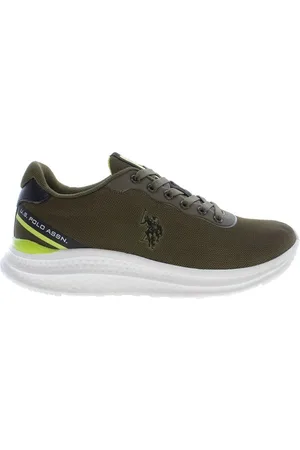 U.S. Polo Assn. Homme, Chaussures, Vert, Taille: 42 EU Baskets Homme en Polyester Vert