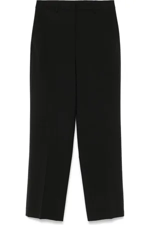THEORY Femme, Pantalons, Noir, Taille: 38 FR Pantalon Noir avec Bouton Avant