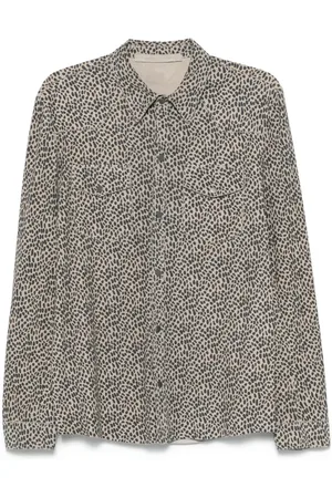SALVATORE SANTORO Homme, Chemises, Multicolore, Taille: 3XL Veste en Cuir Beige Col Classique