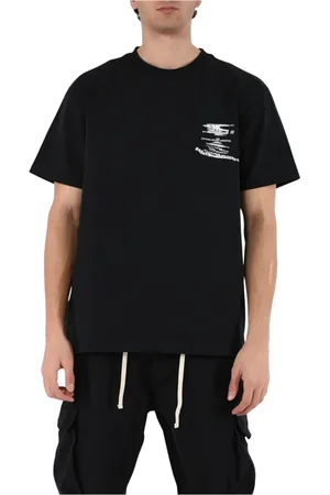 Purple Brand Homme, Tops, Noir, Taille: M T-shirt en Coton Noir Coupe Oversize