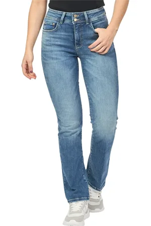 Guess Femme, Jeans, Bleu, Taille: W32 Jean Denim Bleu Jambe Droite