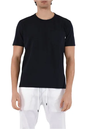 Dondup Homme, Tops, Bleu, Taille: L T-shirt en jersey avec poche