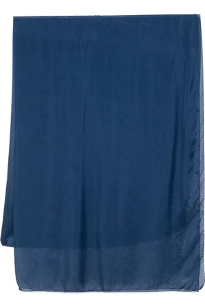 Lady Anne Femme, Accessoires, Bleu, Taille: ONE Size Écharpe Bleu Nuit Design Rectangle