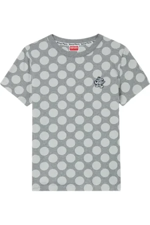 Kenzo Femme, Tops, Gris, Taille: 40 FR T-shirt et Polo avec impression éléphant