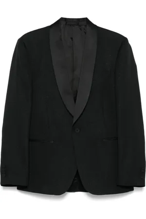 LARDINI Homme, Vestes, Noir, Taille: M Veste Noire avec Ventilation Arrière