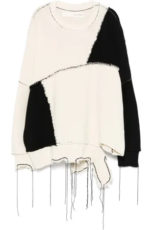 ISABEL BENENATO Homme, Pulls, Multicolore, Taille: L Pull Beige à Côtes avec Détails en Tresses