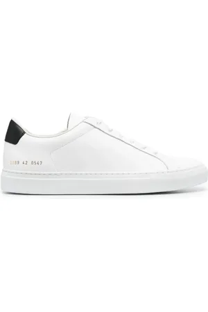 COMMON PROJECTS Homme, Chaussures, Blanc, Taille: 41 EU Baskets rétro en cuir blanc