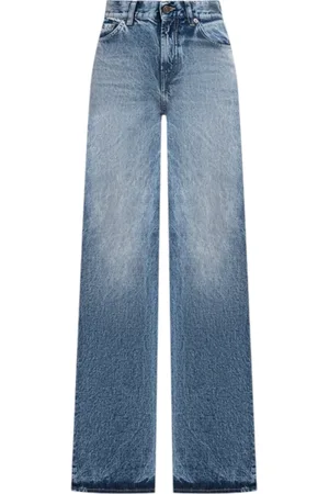 Dondup Femme, Jeans, Bleu, Taille: W30 Jean Indigo en Lyocell Jambe Large