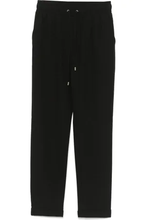 Liu Jo Femme, Pantalons, Noir, Taille: 38 FR Pantalon noir avec cordon et poches