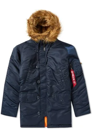 Alpha Industries Homme, Vestes, Bleu, Taille: S Parka Rep. N3B VF 59