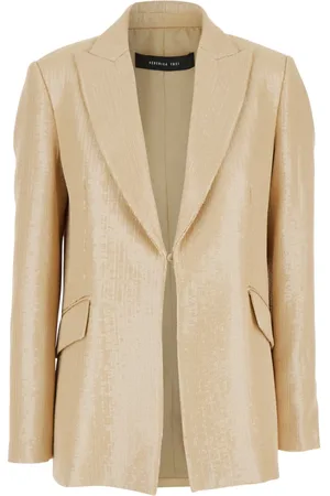 FEDERICA TOSI Femme, Vestes, , Taille: 38 FR Veste à Paillettes Femme Tissu Tech