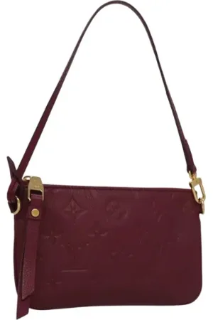 LOUIS VUITTON Femme, Pre-owned, Rouge, Taille: ONE Size Pre-owned Cuir trousses-de-toilette