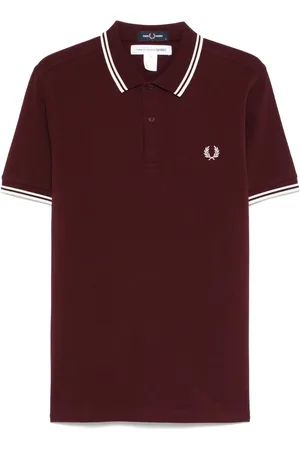 Comme des Garçons Homme, Tops, Rouge, Taille: S Slogan Polo