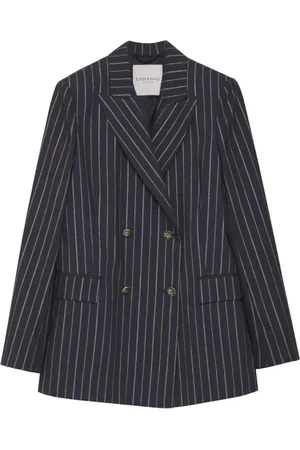 ERMANNO SCERVINO Femme, Vestes, Bleu, Taille: 38 FR Blazer Lurex avec Boutons Araldic