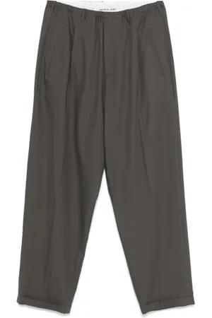 MAGLIANO Homme, Pantalons, Gris, Taille: S Pantalon Gris Foncé à Taille Élastique