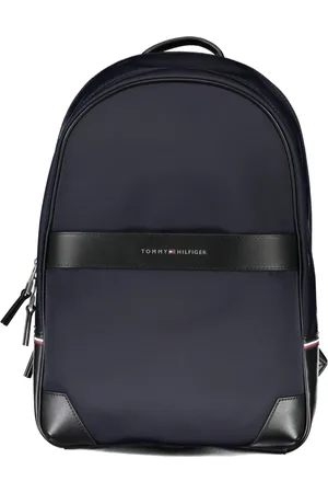 Tommy Hilfiger Homme, Sacs, Bleu, Taille: ONE Size Sac à Dos Bleu avec Compartiment pour Ordinateur Portable