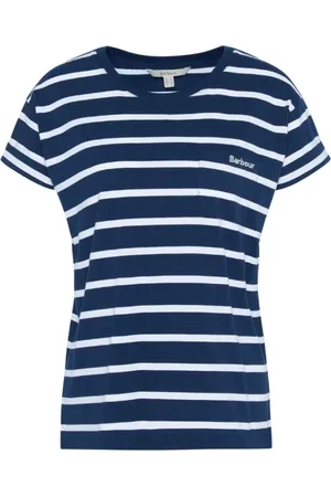 Barbour Femme, Tops, Bleu, Taille: 40 FR T-shirts et Polos Bleus avec Poche