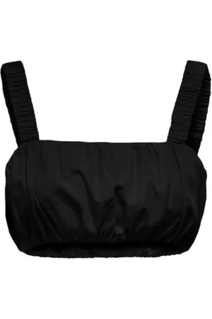 ONLY Femme, Tops, Noir, Taille: 38 FR Haut sans Manches en Coton Noir
