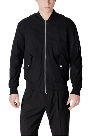 Antony Morato Homme, Vestes, Noir, Taille: XL Veste noire avec fermeture éclair et poches