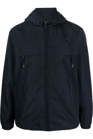 Michael Kors Homme, Vestes, Bleu, Taille: M Veste coupe-vent légère à bande logo
