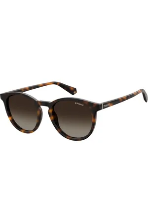 Polaroid Unisex, Accessoires, Brun, Taille: ONE Size Lunettes de soleil ovales marron avec verres marron