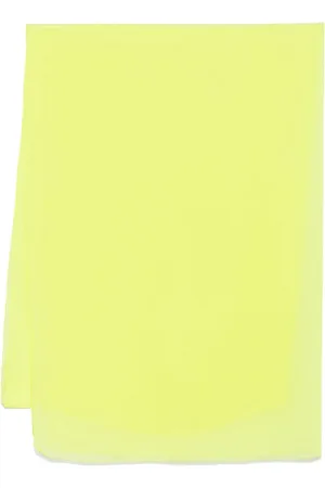 Lady Anne Femme, Accessoires, Jaune, Taille: ONE Size Écharpe Jaune Citron Design Enveloppant Rectangle