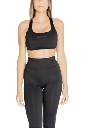 Calvin Klein Femme, Sport, Noir, Taille: 42 FR Ensemble Brassière de Sport Leggings Noirs