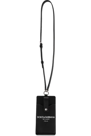 Dolce & Gabbana Homme, Accessoires, Noir, Taille: ONE Size Coque iPhone avec sangle