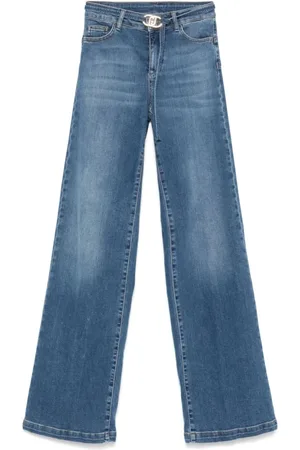 Liu Jo Femme, Jeans, Bleu, Taille: W25 Jean Denim Bleu avec Effet Whiskering