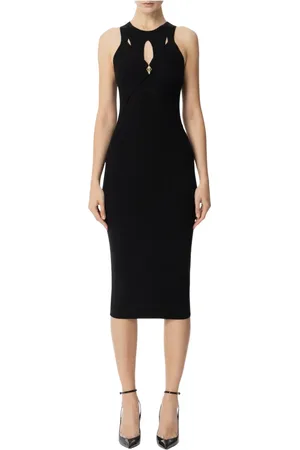 Elisabetta Franchi Femme, Robes, Noir, Taille: 38 FR Collection de Mode Chic