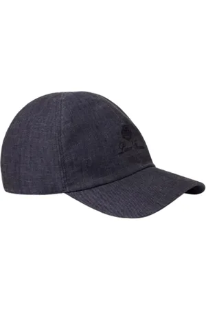 Loro Piana Unisex, Accessoires, Bleu, Taille: M Casquette Baseball Bleu Océanique, Collection Printemps/Été