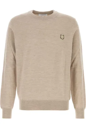 Maison Kitsuné Homme, Pulls, , Taille: M Pull en laine cappuccino