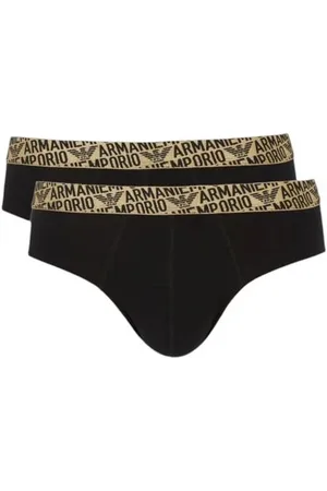 Emporio Armani Homme, Sous-vêtements, Noir, Taille: XL Sous-vêtements en coton bicolore Collection automne/hiver