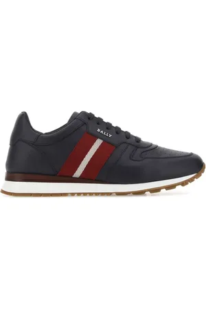 Bally Homme, Chaussures, Bleu, Taille: 40 EU Baskets en Cuir Bleu