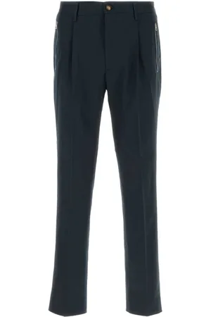 Etro Homme, Pantalons, Bleu, Taille: M Midnight Stretch Cotton Pant