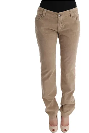 ERMANNO SCERVINO Femme, Pantalons, , Taille: 42 FR Pantalon en Velours Côtelé Style Décontracté