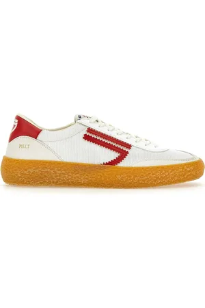 Puraai Homme, Chaussures, Multicolore, Taille: 44 EU Baskets Blanches Écologiques Baskets Rouges