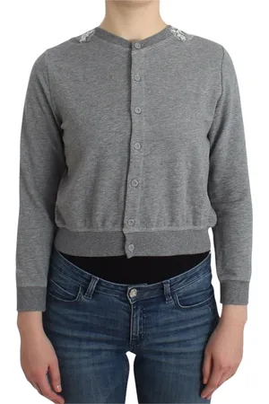 ERMANNO SCERVINO Femme, Pulls, Gris, Taille: 38 FR Cardigans