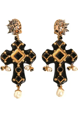 Dolce & Gabbana Femme, Accessoires, Noir, Taille: ONE Size Boucles d