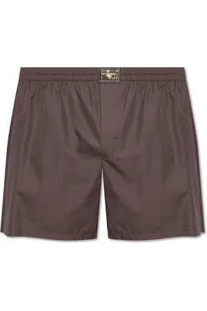 Dolce & Gabbana Homme, Sous-vêtements, Brun, Taille: L Short avec application de logo